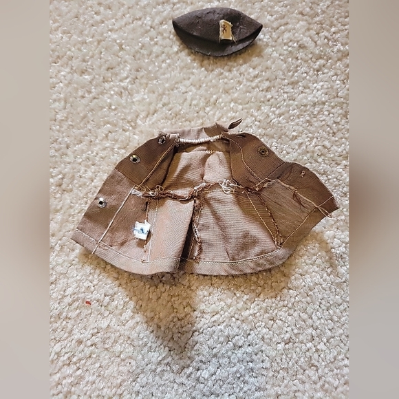 RARE Antique TERRI LEE Co 11-956 Official BROWNIE SCOUT Green doll Girl OUTFIT - Picture 8 of 11